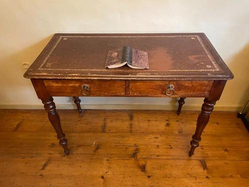 Magnifiek antiek Bureau Werktafel Schrijftafel Ingelegd FR, Antiek en Kunst, Antiek | Meubels | Tafels, Ophalen