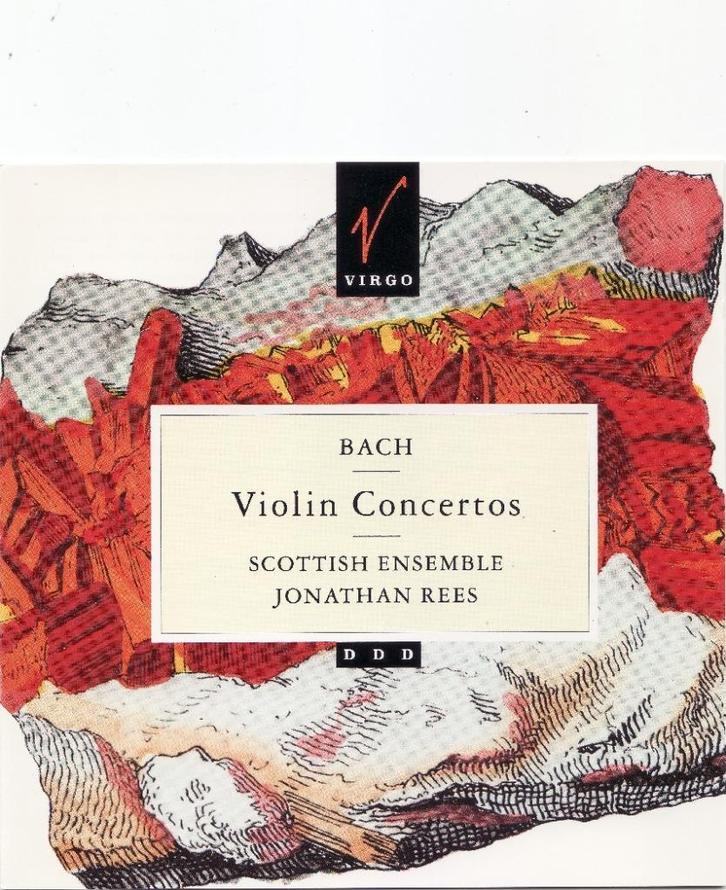 CD - J. Rees/Scottish ensemble - Bach Violin Concerto - 1991, Cd's en Dvd's, Cd's | Klassiek, Gebruikt, Overige typen, Barok, Ophalen of Verzenden