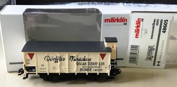 MäRKLIN H0 # 48605 KOELWAGEN DÖRFFLER WÜRSTCHEN 2005/06 N OV, Hobby en Vrije tijd, Modeltreinen | H0, Nieuw, Wagon, Wisselstroom