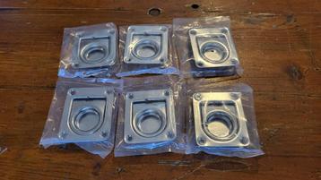 6 stuks luikoog RVS 55 x 65 mm 6 stuks luikogen beschikbaar voor biedingen