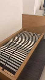 Bed, Ophalen, 90 cm, Eenpersoons, Wit