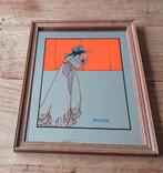 Spiegel “Isolde” vintage, Ophalen, Rechthoekig, Minder dan 50 cm