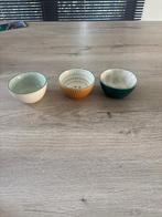 3 kleine schaaltjes te koop, Ophalen of Verzenden, Overige stijlen, Glas, Schaal of Schalen