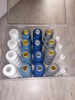 Lockgaren set met opbergdoos - Zo goed als nieuw, Ophalen of Verzenden, Zo goed als nieuw, Garen of Naald(en)