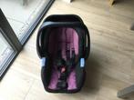Recaro autostoel zwart-roze tot 15 maanden iso-fix, Autogordel, 15 t/m 36 kg, Zo goed als nieuw, Ophalen