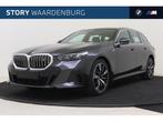 BMW i5 Touring eDrive40 M Sport / Panoramadak / Trekhaak / A, Auto's, Automaat, Achterwielaandrijving, Zwart, LED verlichting