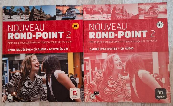 Nouveau Rond-Point 2 - Frans Leerboek B1, Boeken, Taal | Frans, Nieuw, Non-fictie, Ophalen of Verzenden