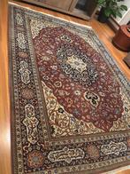 Perzisch tapijt handgeknoopt Tabriz  vloerkleed, Rood, Gebruikt, 200 cm of meer, Ophalen of Verzenden