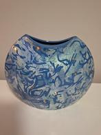 Smalle vaas, Huis en Inrichting, Blauw, Aardewerk of Porselein, Ophalen of Verzenden, Zo goed als nieuw