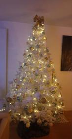 Witte kunstkerstboom Intratuin 240 hoog, Ophalen, Gebruikt