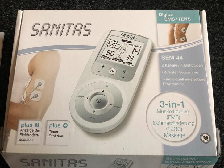 Sanitas (massage/pijntherapie/spierstimulatie), Witgoed en Apparatuur, Persoonlijke-verzorgingsapparatuur, Nieuw, Ophalen of Verzenden