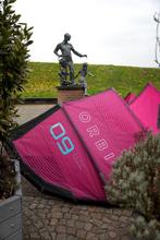 [COMBO] North ORBIT 9m2 2023 + reedin auto unswivel bar!, Watersport en Boten, Kitesurfen, Gebruikt, 9 m², Geen board, Ophalen of Verzenden