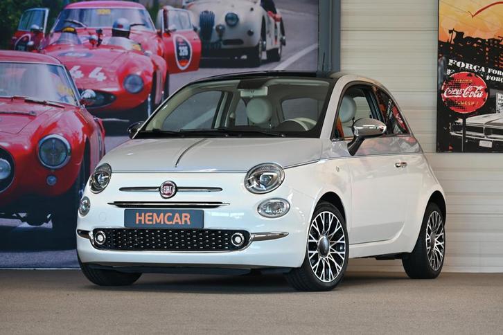 Fiat 500 0.9 TwinAir Turbo Collezione (bj 2018), Auto's, Fiat, Particulier, Te koop, ABS, Airbags, Airconditioning, Alarm, Bluetooth