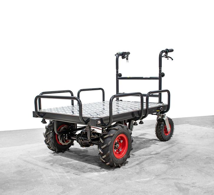 Elektrische transportwagen / plateauwagen / viskar, Doe-het-zelf en Verbouw, Transportwagens, Nieuw, Transportkar, Ophalen