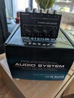 4 Kanaals Stereo Audio Mixer, Ophalen of Verzenden, Zo goed als nieuw