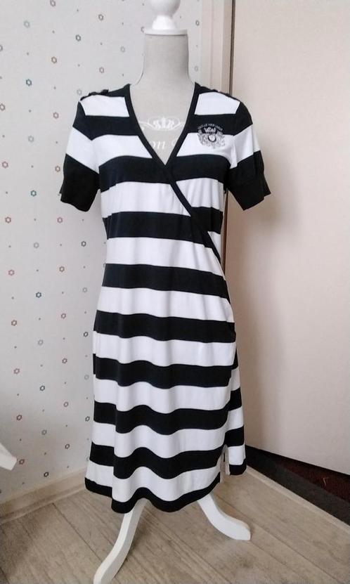 L' Argentina,  gestreepte,  jurk,  maat M- 38., Kleding | Dames, Jurken, Zo goed als nieuw, Maat 38/40 (M), Blauw, Knielengte