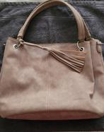 Fijne grijze handtas, Sieraden, Tassen en Uiterlijk, Tassen | Damestassen, Ophalen of Verzenden, Zo goed als nieuw, Grijs, Handtas