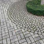 Betonklinkers rond diverse maten 12 m2 gratis, Tuin en Terras, Ophalen, Gebruikt, Klinkers, 10 m² of meer