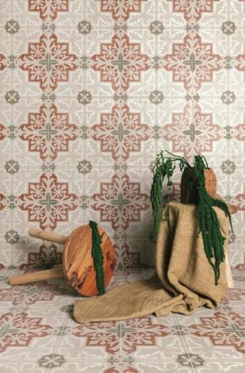 Vintage tegels - vintage vloertegels - vintage wandtegels  beschikbaar voor biedingen