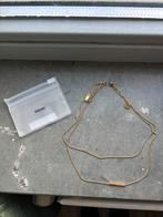 Nieuwe ketting Kloudy dubbellaags goldplated, Overige materialen, Verstelbaar, Nieuw, Ophalen of Verzenden