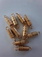 10 stuks schroefdraad sluitingen kralen goud goldplated, Ophalen of Verzenden, Nieuw, Overige typen