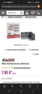 Eurocol AkKit 305 binnenhoek per 2 st verpakt 7 stuks over, Doe-het-zelf en Verbouw, Zo goed als nieuw, Ophalen