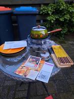 Retro fondue set. Met gas_ rechaud., Fondueset, Brander, Ophalen of Verzenden, Zo goed als nieuw