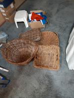 Vier prachtige rieten manden, Ophalen of Verzenden, Gebruikt, Zonder inhoud