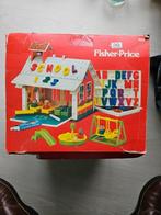 Fisher Price schooltje, met toebehoren, jaren 70 Vintage!, Kinderen en Baby's, Speelgoed | Fisher-Price, Ophalen of Verzenden