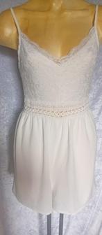 Leuke witte Jumpsuit Maat M/38, Ophalen of Verzenden, Zo goed als nieuw, Maat 38/40 (M), Wit