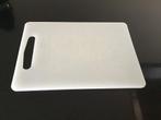 Witte kunststof snijplank. Merk Ikea. Lengte 34 cm., Huis en Inrichting, Keuken | Keukenbenodigdheden, Ophalen of Verzenden, Gebruikt