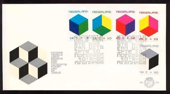 Nederland FDC E109 Zonder Adres, Kinderpostzegels 1970, Postzegels en Munten, Postzegels | Eerstedagenveloppen, Onbeschreven, Nederland