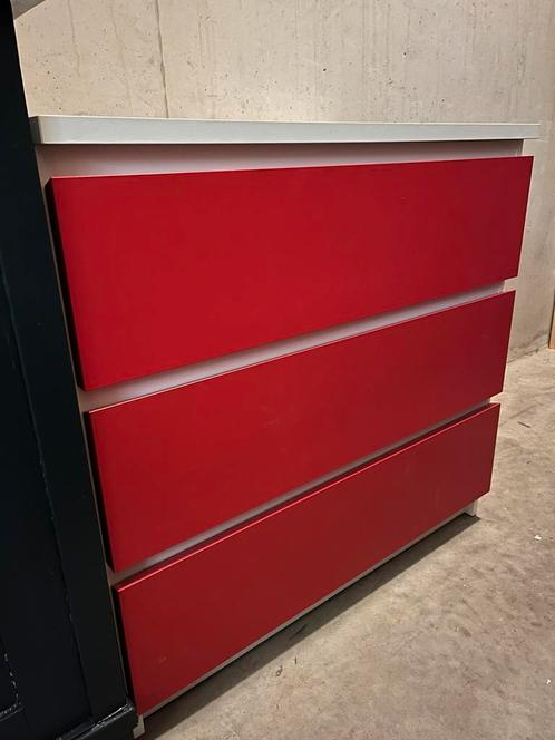 Professioneel geschilderd ikea Malum ladekasten, Huis en Inrichting, Kasten | Ladekasten, Gebruikt, Minder dan 100 cm, 50 tot 100 cm