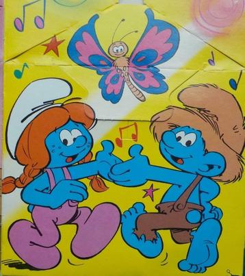 SMURFEN - Sasette en Naturi van pluche beschikbaar voor biedingen