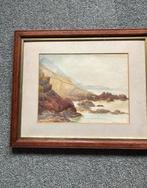 Prachtige aquarel JM Laidman in eiken lijst Engels Schots?, Antiek en Kunst, Kunst | Schilderijen | Klassiek, Ophalen of Verzenden