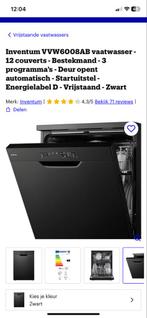 Inventum Vaatwasser - Zo Goed Als Nieuw!, Witgoed en Apparatuur, Vaatwasmachines, Ophalen, Eco programma, Zo goed als nieuw, 85 tot 90 cm