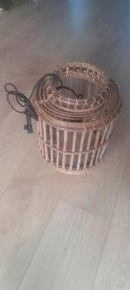 Bamboe Hang/Schemerlamp- Sfeervolle Verlichting, Bohemian, Ophalen of Verzenden, Zo goed als nieuw, Minder dan 50 cm