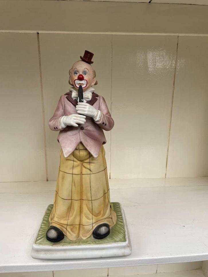Waco beeldje vintage clown met fagot, Huis en Inrichting, Woonaccessoires | Overige, Zo goed als nieuw, Ophalen