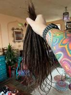 60 bruine nieuwe human hair dread extensions 35-40cm 360€, Ophalen of Verzenden, Nieuw, Pruik of Haarverlenging