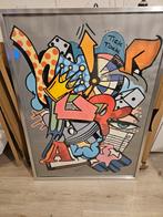 Ikea poster / schilderij ticktock crash 2013, Ophalen, Zo goed als nieuw, Foto of Poster, 75 cm of meer