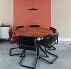 Eettafel rond zware tafel 150cm, Huis en Inrichting, Tafels | Eettafels, Ophalen, Zo goed als nieuw, Rond, 100 tot 150 cm