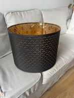 NYMÖ Lampenkap, zwart/messingkleur, 44 cm, Huis en Inrichting, Lampen | Lampenkappen, Ophalen, 25 tot 50 cm, Zwart, Rond