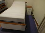 senioren bed elektrisch verstelbare bodem, Huis en Inrichting, Ophalen, 90 cm, Eenpersoons, Beige