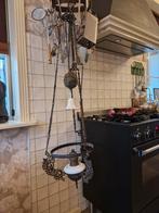 Antieke hangende olielamp, niet gerestaureerd, Ophalen of Verzenden