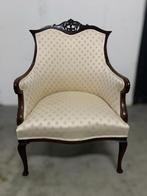 Vintage damesstoeltje - mahonie, Antiek en Kunst, Antiek | Meubels | Stoelen en Banken, Ophalen