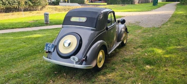 Simca 5 / fiat 500 topolino 1937, Auto's, Overige Auto's, Particulier, Benzine, Sedan, Geïmporteerd, Zilver of Grijs, Ophalen