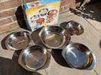 5 RVS schaaltjes NIEUW, Huis en Inrichting, Keuken | Servies, Overige materialen, Overige typen, Ophalen of Verzenden, Zo goed als nieuw