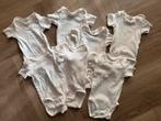 7 Witte Rompers Maat 62, Kinderen en Baby's, Babykleding | Maat 62, Nacht- of Onderkleding, Jongetje of Meisje, H&M, Ophalen of Verzenden