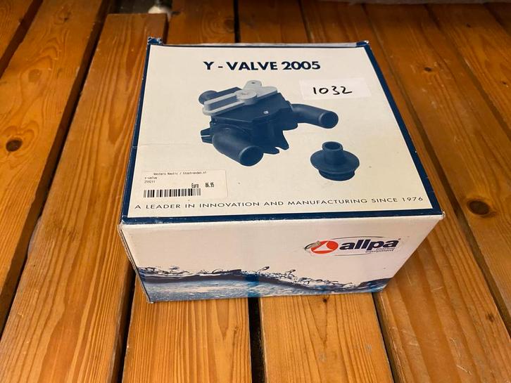 Allpa Y-Valve 2005 - 3-weg Afsluitklep Nieuw, Watersport en Boten, Accessoires en Onderhoud, Nieuw, Kombuis en Sanitair, Ophalen of Verzenden