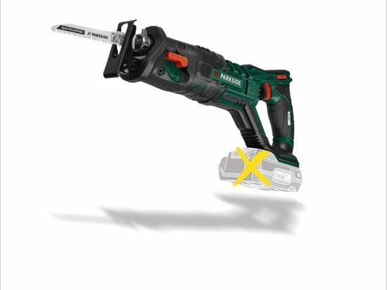 Parkside 20v accu Reciprozaag met accu en lader, Doe-het-zelf en Verbouw, Gereedschap | Zaagmachines, Nieuw, Reciprozaag, 600 tot 1200 watt